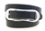 American Made women's hip or waist black bridle Leather belt large buckle