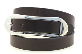 American Made Havana brown hip or waist thin Leather belt