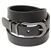 Made in USA Black Latigo Belt Buckle Set