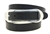 Made in USA Thin Black Latigo Leather Belt Large Buckle