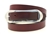 Made in USA Thin Burgundy Latigo Leather Belt Large Buckle