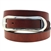 Made in America thin chestnut Show Harness leather belt large buckle