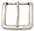 40mm square belt buckle antique silver finish