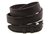 Made in USA Sunset Brown Leather belt With Embossing And Stainless Steel Roller Buckle