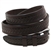 Made in USA Sunset Brown Leather belt With Embossing And Stainless Steel Roller Buckle