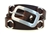 Made In USA Brown Leather Fashion Belt Silver Metal Rings