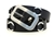Made In USA Black Leather Fashion Belt Silver Metal Rings