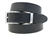 American Made Black Leather belt for men with metal loop
