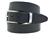 Made in USA Black Latigo Leather Belt With Nickel Buckle And Loop Set