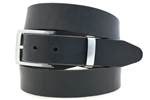 Made in USA Black Latigo Leather Belt With Nickel Buckle And Loop Set