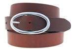 Made in America Chestnut Show Harness leather belt