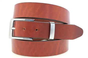 American made light brown Show Harness leather dress belt