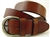 American made  rich brown leather belt