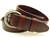 American made sunset brown Harness leather belt with ColorFast protectant.