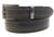 Made In USA Dark Brown Latigo Leather Dress Belt Domed Buckle And Loop Set