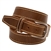 Made in USA Re-Tanned Olive Belt Decorative Stitching