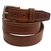 Made in USA Re-Tanned Walnut Belt Decorative Stitching