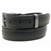 Made In USA Black Latigo Leather Dress Belt Domed Buckle And Loop Set