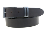 American Made Dark Brown Leather belt for men with metal loop