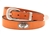 London Tan Bridle Leather belt With Large Mouth Bass Antique Silver Finish Concho and an Antique Silver Finish Buckle.