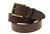 American Made Dark Brown Leather belt for men brass buckle