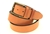 American Made Tan Leather belt for men brass buckle