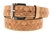 Made in USA Tan Harness Leather Belt Skull And Celtic Knot Embossed