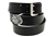 Made In USA black Bridle leather belt with The Right To Bear Arms Conchos And Double Holes