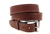 American Made Medium Brown Bridle Leather belt With saddle groove