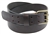 Made In USA Havana Bridle Leather Belt With Double Hole And An Old Brass Finish Roller Buckle