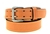 American Made Tan Leather belt for men saddle groove