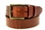 Made in USA hot dipped tan Harness leather belt with brass buckle