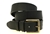 Made in USA Black Latigo Leather Belt Single Hole