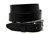 American Made Black Leather belt With saddle groove