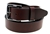Made In USA Chestnut Oiled Latigo Leather Belt With Black Nickel Buckle