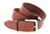 Made in USA Light brown Show Harness Leather Belt Old Silver Finish Buckle