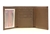 American Made men's trifold wallet top grain leather