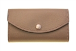 American Made women's checkbook wallet top grain leather