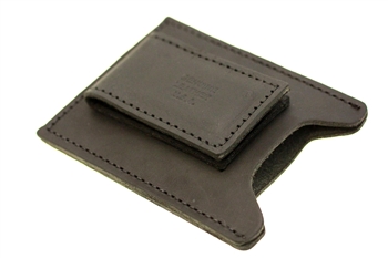 American Made men's front pocket wallet oil tanned leather