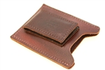 American Made men's front pocket wallet oil tanned leather