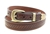 Rich Brown bridle belt Tapered Domed And Embossed