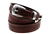 Chestnut Bridle Men's Leather Belt tapered 35mm to 25mm embossed