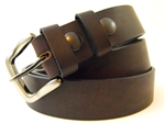 American made brown Latigo leather belt