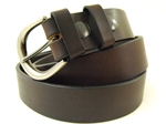 American made brown leather belt