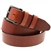 Made In USA Tan Oiled Latigo Leather Belt With Double Loop