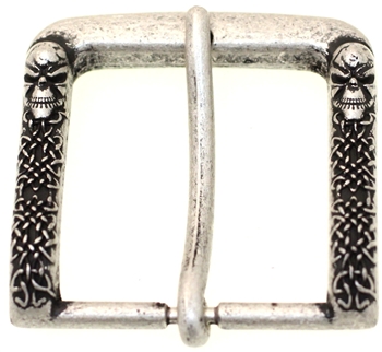 Orion Leather Square Single Prong Replacement Belt Buckle For 1 1/2